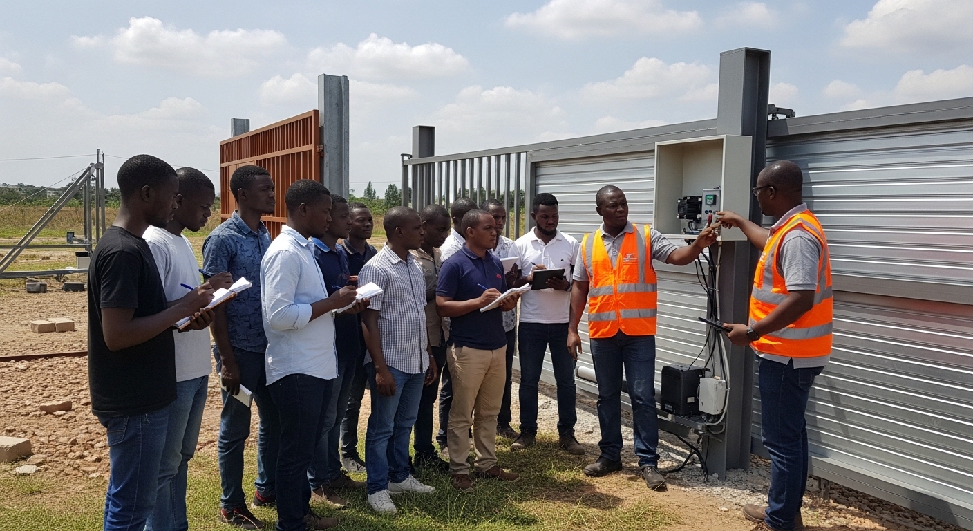 The Best Place to Learn Gate Automation and Roller Gate Installation in Abuja, Nigeria
